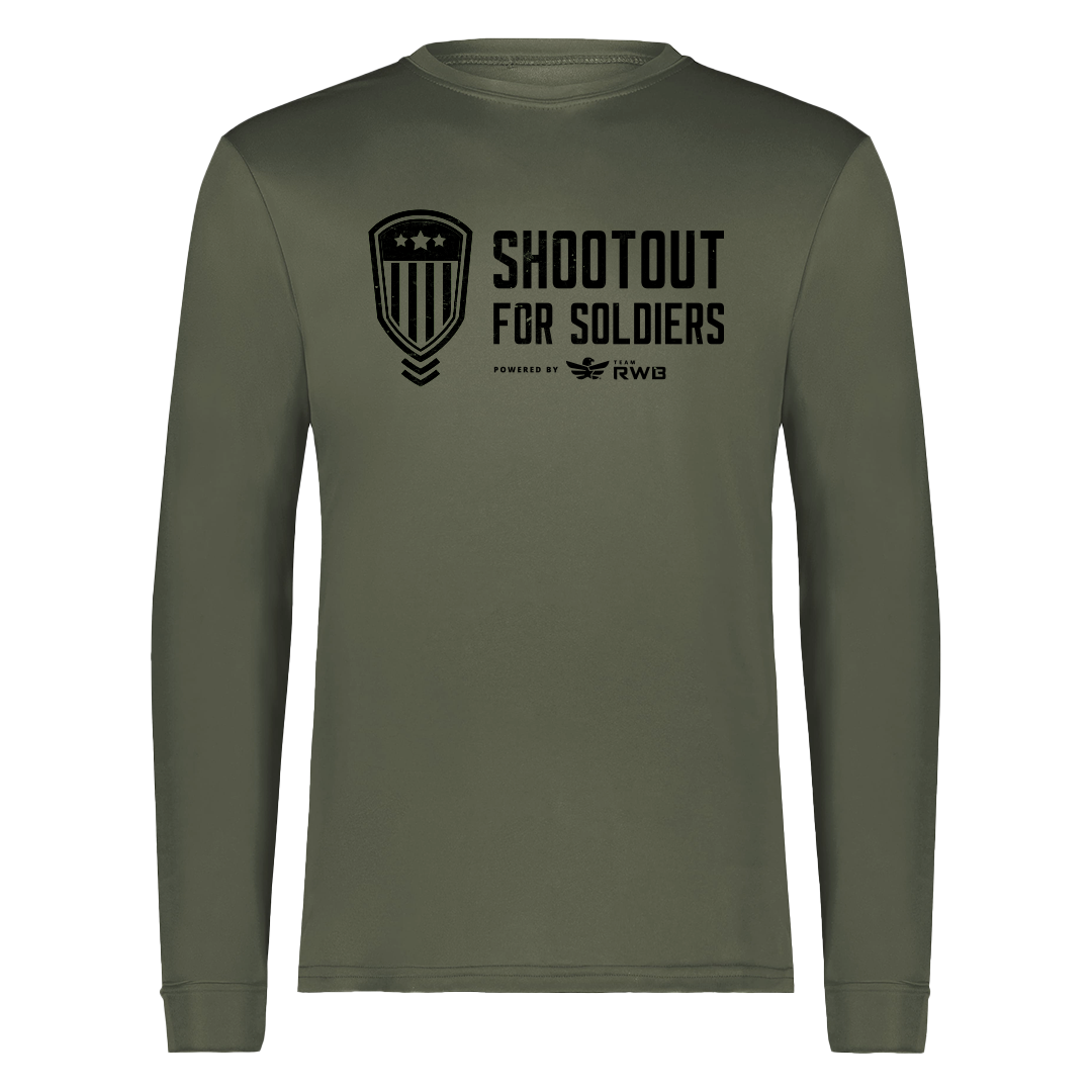 'MISSION' PERFORMANCE LONG SLEEVE T-SHIRT (GREEN)