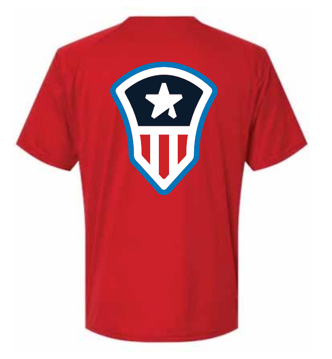 'MISSION' PERFORMANCE T-SHIRT (RED)