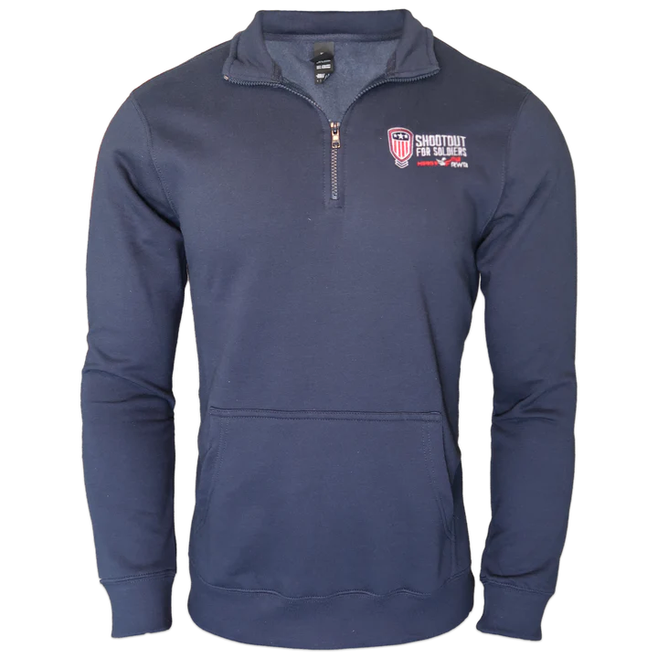 'OPERATIONAL' 1/4 ZIP PULL OVER (NAVY)