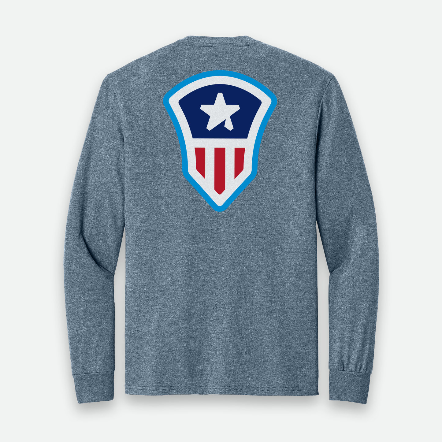 'MISSION' LONG SLEEVE SHIRT (BLUE)