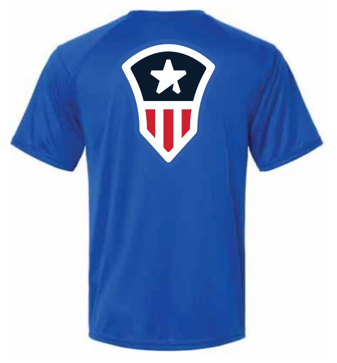 'MISSION' PERFORMANCE T-SHIRT (ROYAL BLUE)
