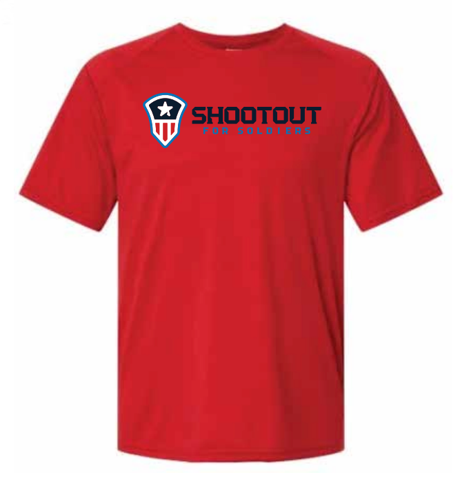 'MISSION' PERFORMANCE T-SHIRT (RED)